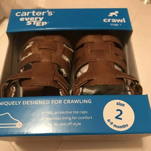 Carter’s Every Step Stage 1 Crawl Shoes 2 or 2.5 - Picture 6 of 7